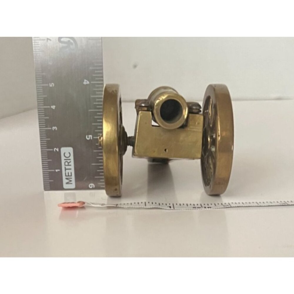Vintage Miniature Brass Cannon Civil War Paperweight - Picture 11 of 11